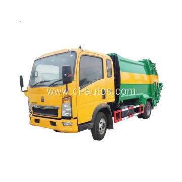 HOWO 8Tons 10CBM Comrpessed Garbage Truck